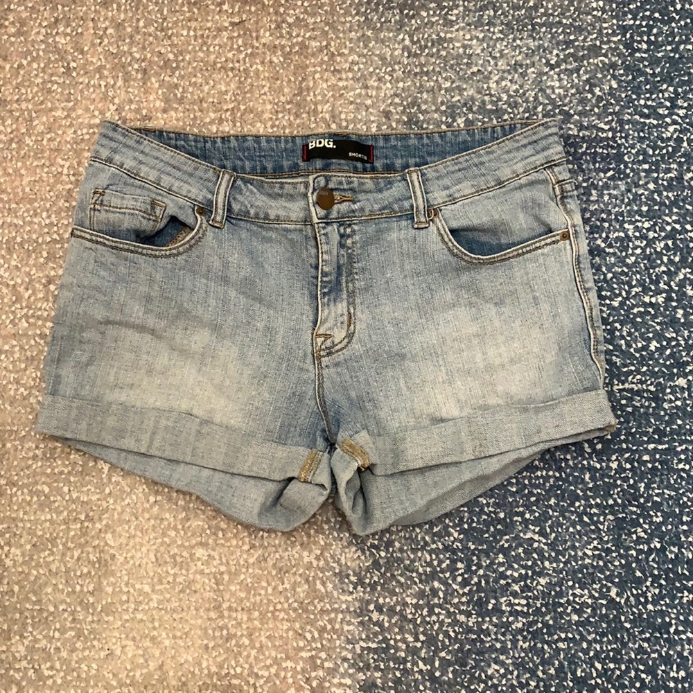 BDG Denim Shortie Shorts